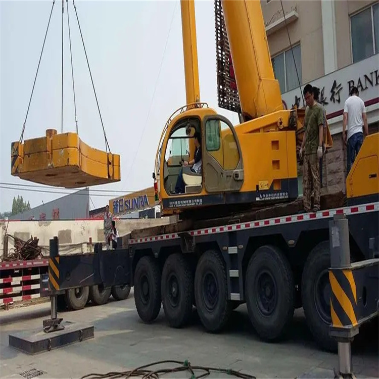 平塘当地吊车出租|机器吊装|75吨|工厂搬迁服务